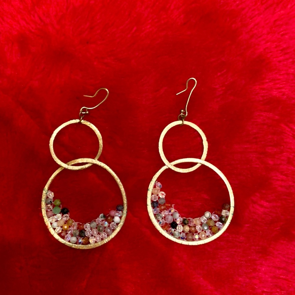 Gold  Hoop Fashion Earrings